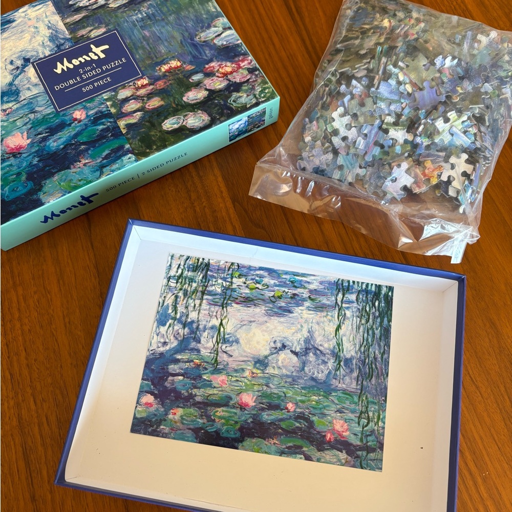 New Monet Double Sided Puzzle, 500 pieces - Picture 2 of 6